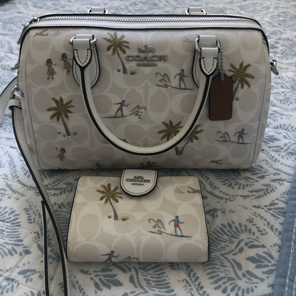 Coach bag and wallet